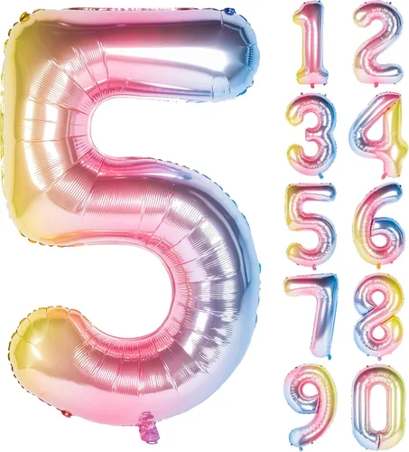 Miniatura 21 de Globos de 40 pulgadas para inflar con helio, de película de aluminio, para fiestas, cierre manual (púrpura 0)