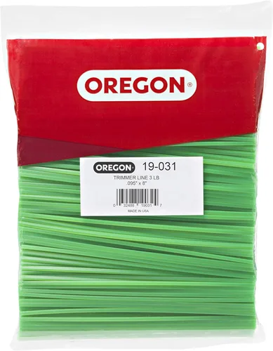 Miniatura 8 de Oregon 19-041 Gatorline Línea de recortadora cuadrada precortada de 0.095 pulgadas de diámetro x 8 pulgadas de largo, 50 piezas por tubo