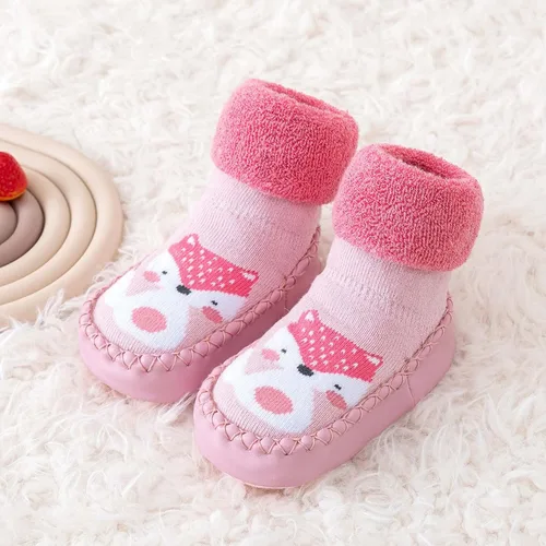 Miniatura 2 de Zapatillas de deporte para niños pequeños, zapatos de fondo plano antideslizantes, zapatos cálidos y cómodos para niñas pequeñas