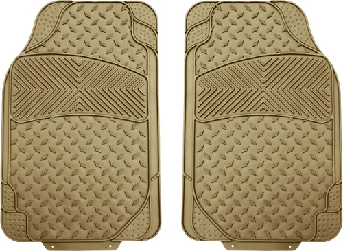 Miniatura 5 de Alfombrillas para automóviles color tostado beige sólido ClimaProof protección para todas las estaciones ajuste universal para la mayoría