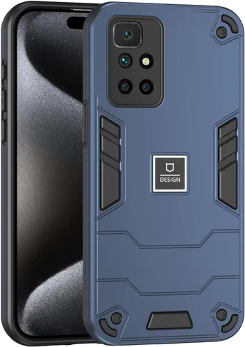 Miniatura 115 de Funda compatible con Huawei Y9 Prime (2019), compatible con Huawei Y9 Prime (2019) 4G STK-L21 2 en 1 [PC duro + TPU], funda de teléfono azul