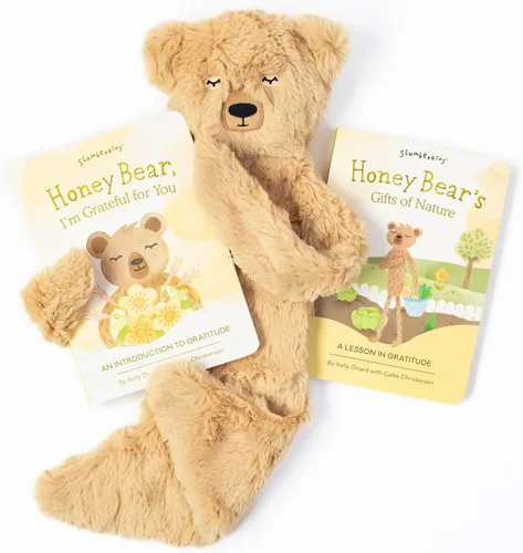 Miniatura 11 de Slumberkins Bigfoot Snuggler & 2 Board Books - Paquete completo Juguete de peluche suave para mayores de 0 años Mejora la autoestima