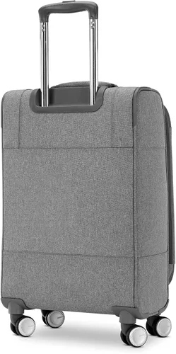 Miniatura 3 de AMERICAN TOURISTER Whim Softside - Maleta expandible con ruedas giratorias, Gris (Dove Grey), Juego de 2 piezas (maleta de manomediana), Whim