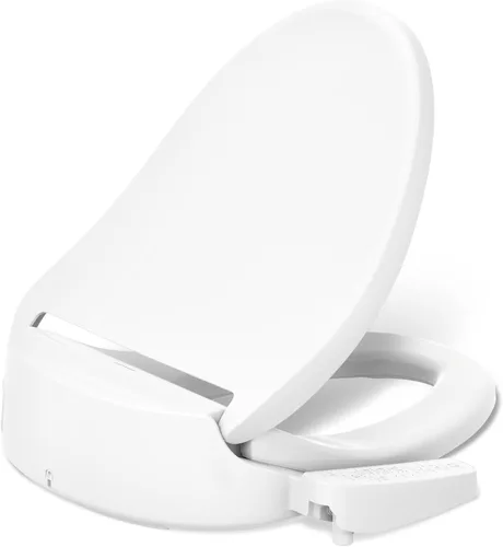 Miniatura 12 de Kohler PureWash E580 Asiento de Inodoro Bidé Alargado, Blanco, Tapa de Cierre Silencioso Previene Golpes, Boquilla Autolimpiante, Presión de Agua