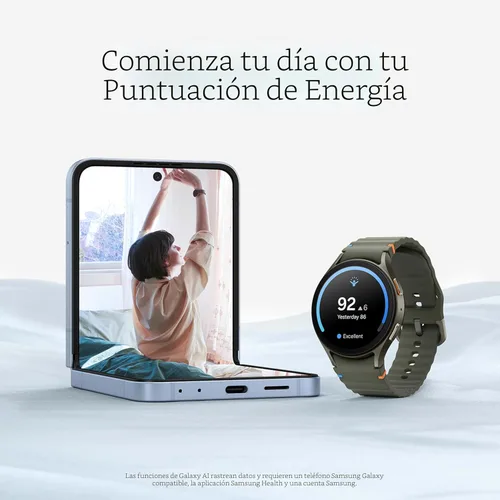 Miniatura 4 de SAMSUNG Galaxy Watch 7 40mm Bluetooth AI Smartwatch con puntuación de energía, consejos de bienestar, seguimiento de frecuencia cardíaca, monitor