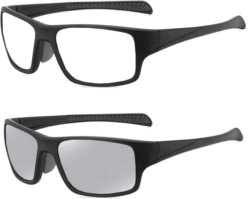 Miniatura 6 de Gafas de lectura bifocales fotocromáticas de transición para hombres y mujeres, gafas de sol deportivas para presbicia, UV400, 2 uds