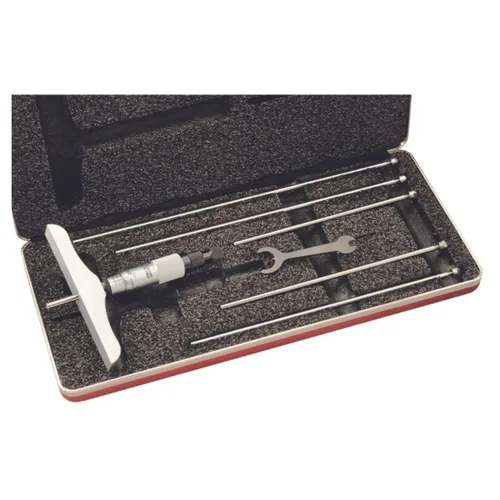 Miniatura 9 de Starrett 449 Profundímetros Vernier tipo micrómetro, pulgadas, 1