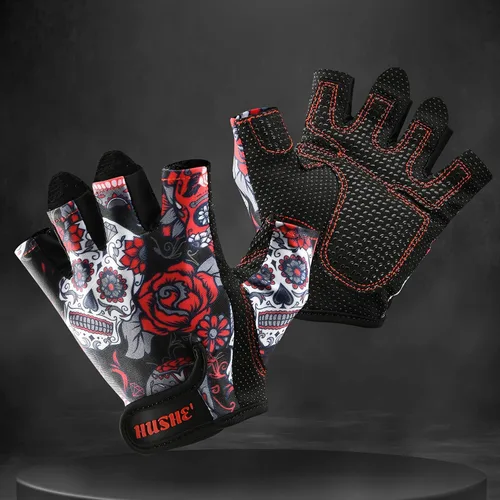 Miniatura 4 de Hushe' Guantes de levantamiento de pesas, guantes de entrenamiento, guantes de gimnasio, guantes de ciclismo para mujeres, para gimnasio, fitness