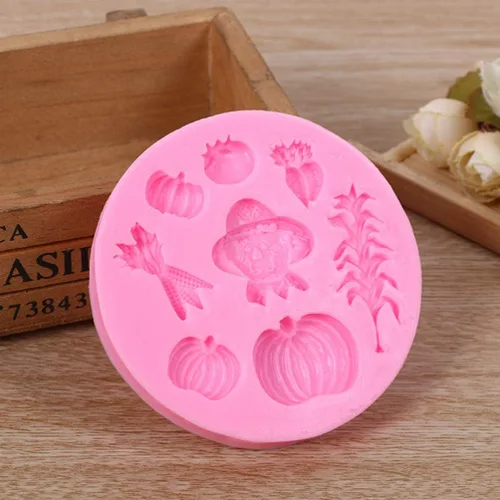 Miniatura 7 de Molde de pastel Molde de calabaza de silicona para panadería Cocina Tienda de postres