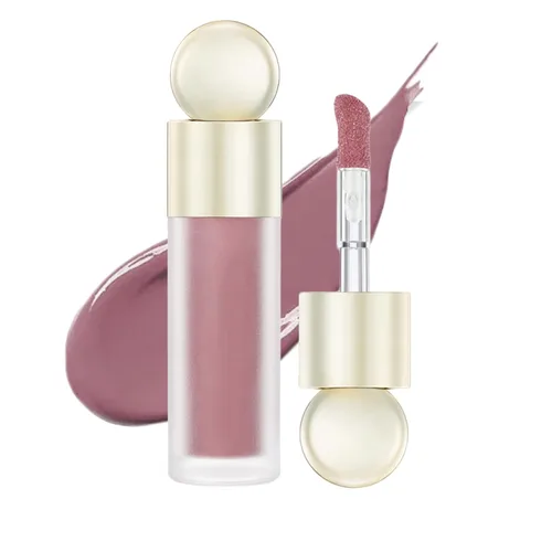 Miniatura 6 de Rubor líquido, maquillaje en crema líquida mate de doble uso para mejillas y labios, de larga duración, a prueba de manchas, rubor facial hidratante
