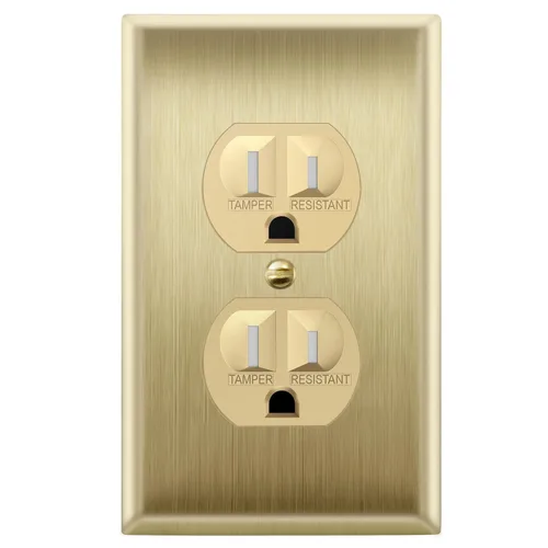 Miniatura 14 de ENERLITES Toma de corriente dúplex, tomacorrientes eléctricos de pared resistentes a manipulaciones, grado residencial, 3 cables, autoconexión a