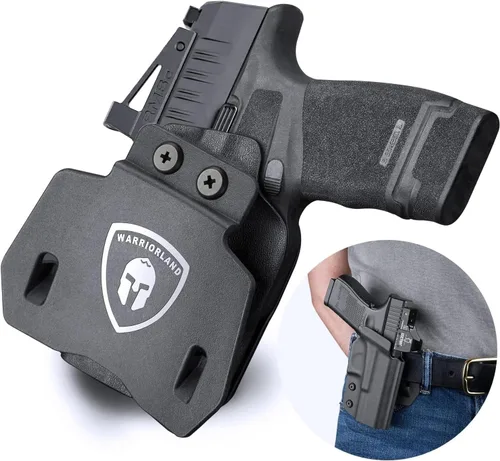Miniatura 15 de WARRIORLAND Funda OWB Kydex con corte óptico, ajuste seleccionado para Glock 17/19/19X/43/43X MOS, sin riel 1911, Hellcat/Hellcat Pro, Taurus Glock