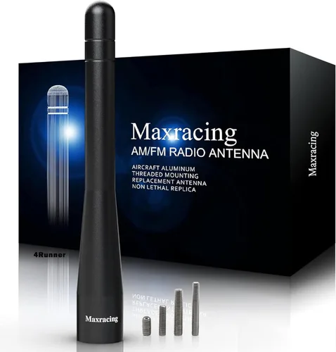 Miniatura 29 de MAXRACING - Antena corta para camión compatible con Z3 y Z4 1996-2016, segura para autolavado, antena de repuesto de aluminio