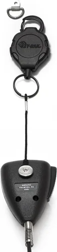 Miniatura 2 de Key-BAK MIC-BAK - Correa retráctil para radio CB, cable de Kevlar de 36 pulgadas, lazo de fijación de nailon de 8 pulgadas, montaje de anillo en D