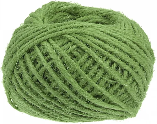 Miniatura 11 de uxcell Cuerda de yute natural de 0.039 in, 82 pies, 3 capas, cuerda de yute para manualidades y manualidades, para envolver adornos para decoración