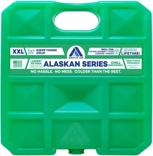 Miniatura 14 de Arctic Ice Bolsa de hielo reutilizable de larga duración de la serie Alaskan, se congela a 32 ° Fahrenheit, mantiene los alimentos y bebidas frescos