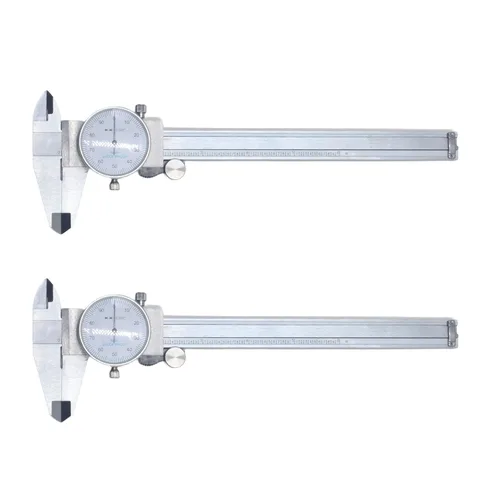 Miniatura 11 de HFS (R) 0-6" Acero al carbono 4 vías Imperial Dial Calibre .001" a prueba de golpes