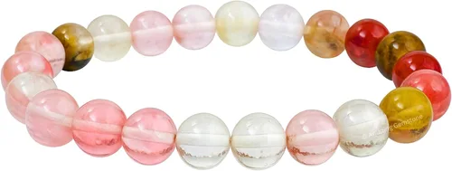 Miniatura 294 de Amazing Gemstone Pulsera de cristal para mujeres y hombres, pulsera de cristal curativo de protección, pulsera elástica con cuentas de piedras