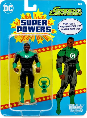 Miniatura 7 de Linterna Verde John Stewart (DC Super Powers) Figura de 4 pulgadas