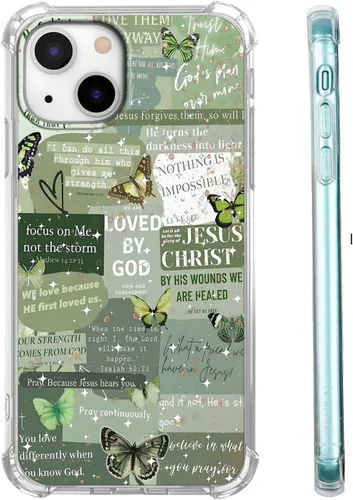 Miniatura 64 de Funda para Celular con Versículos de la Biblia, Colocación de Citas Cristianas de Jesús, Diseño Collage, Funda Protectora Suave de TPU de Moda
