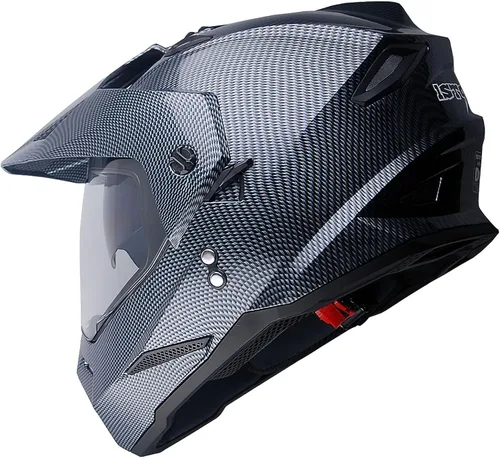 Miniatura 4 de 1Storm Dual Sport Motocross Off Road Casco de cara completa con visera doble: HF802