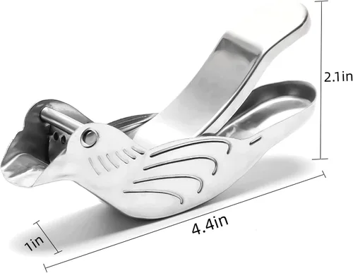 Miniatura 2 de Exprimidor manual de limón y lima de acero inoxidable Elegant Bird, accesorio portátil de cocina de frutas cítricas