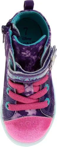 Miniatura 4 de Disney Encanto Shoes - Tenis de lona para niña Mirabel Luisa Isabella personaje de princesa atléticos casuales de lona sin cordones bebéniña