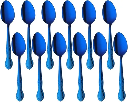 Miniatura 85 de Juego de 12 cucharas de café, mini cucharas de café, cucharas de espresso de acero inoxidable, cucharas pequeñas para postre, té, aperitivo, 4.6