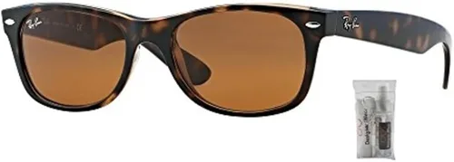 Miniatura 2 de Ray-Ban RB2132 NEW WAYFARER - Gafas de sol para hombres y mujeres paquete con kit de cuidado de gafas de cortesía de diseñador iWear