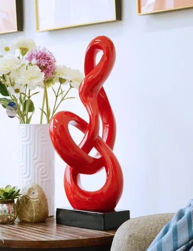 Miniatura 8 de Decoración moderna para el hogar, escultura de clave aguda, piano, estatua musical, centro de mesa, arte para sala de estar, dormitorio, rojo, 23