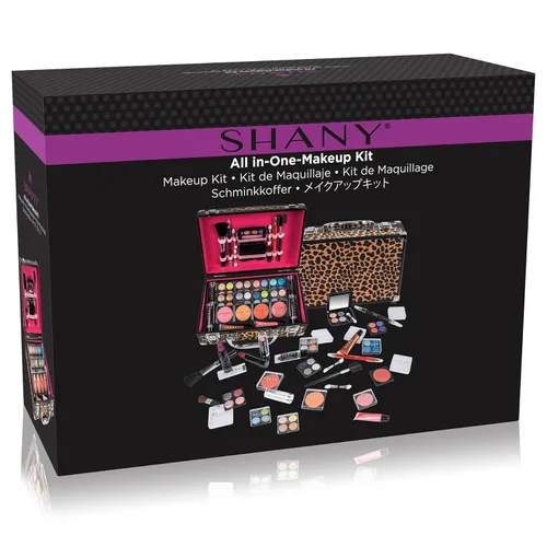 Miniatura 6 de SHANY Carry All - Estuche de maquillaje con juego de maquillaje profesional, pinceles de belleza, pintalabios, sombras de ojos, rubores, polvos