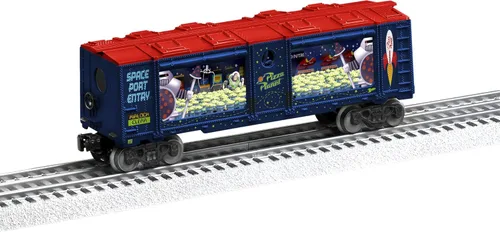 Lionel Pixar's Toy Story, coches eléctricos de tren modelo de calibre O, coche de acuario Pizza Planet