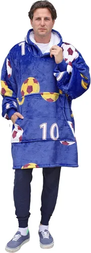 Miniatura 30 de Catalonia Sudadera con Capucha Manta Extragrande, Cómoda Sudadera Sherpa Usable, Regalo para Ella