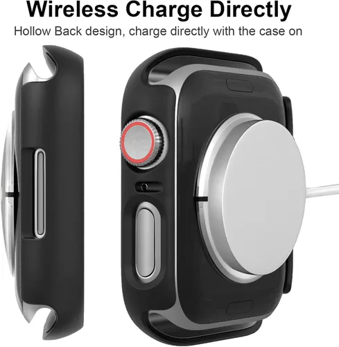 Miniatura 4 de Paquete de 2 fundas protectoras de pantalla para Apple Watch SE 2025 SE Series 6 5 4 SE de 40mm, protector de vidrio Anti-Espía, cubierta rígida