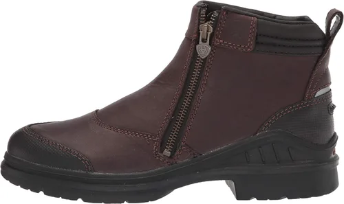 Miniatura 8 de Ariat Barnyard - Botas de trabajo con cremallera lateral, cómodas botas impermeables para mujer, Café Oscuro, 5.5