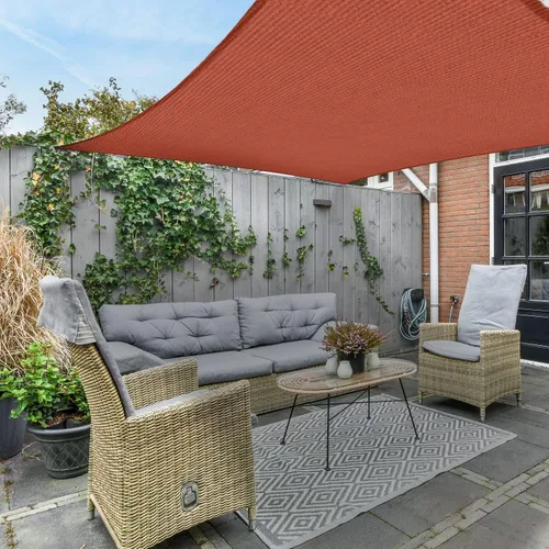 Miniatura 8 de ASTEROUTDOOR Asteroutdoor Sun Shade Sail Sail Rectangle 6 'x 10' Bloque de UV Canopy para Patio Backyard Césped Jardín Actividades al aire libre