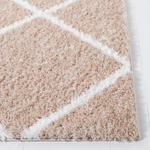 Miniatura 5 de SAFAVIEH Tahoe Shag Collection - Alfombra para pasillo, 2 x 9 pies, diseño de enrejado, no desprende pelusa y de fácil cuidado, 1.2 pulgadas