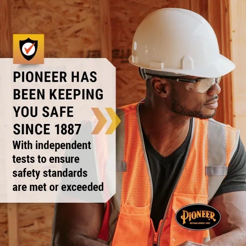 Miniatura 7 de Pioneer Chaleco de seguridad de alta visibilidad para hombres y mujeres - Malla reflectante y refrescante - 8 bolsillos - Clase 2 - Construcción