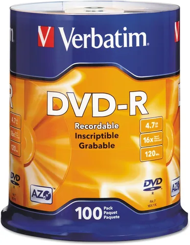 Miniatura 6 de Verbatim DVD-R Discos en Blanco AZO Dye 4.7GB 16X Discos Grabables - Husillo de 50 Unidades, Plateado