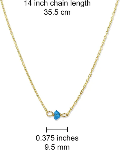 Miniatura 115 de Gargantilla de piedra natal – Regalo de cumpleaños, regalo para niña, mujer, amiga, hija, esposa, mamá, ella, joyas de piedras preciosas para uso