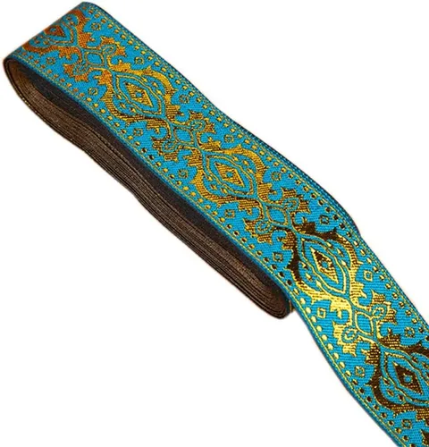 Miniatura 9 de MSCFTFB Diseños étnicos - Cinta jacquard tejida con flecos para accesorios de ropa, correas de adorno, cinturones, collares, manualidades, ancho
