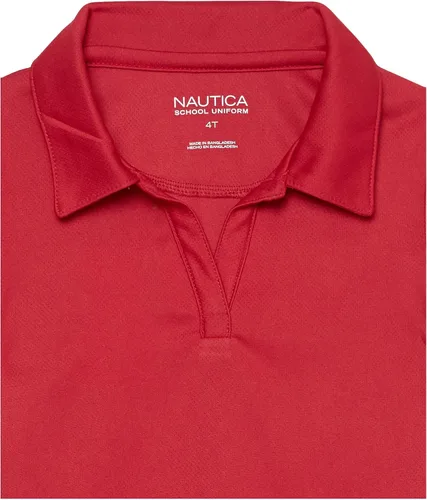 Miniatura 3 de Nautica - Vestido estilo polo de manga corta para uniforme escolar de niña