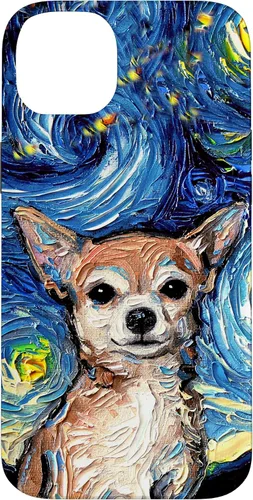 Miniatura 15 de Aja - Funda para iPhone 17, diseño de perro de noche estrellada, color marrón