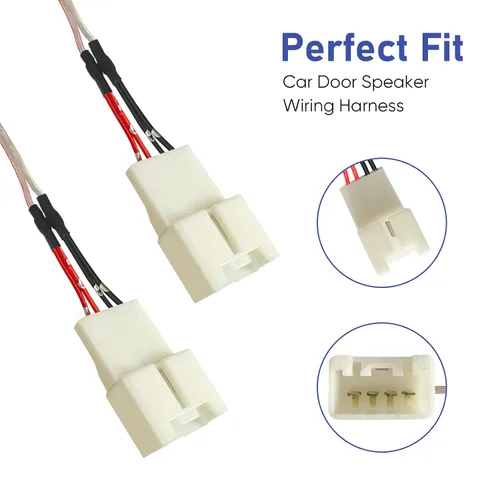 Miniatura 5 de Reemplazo del arnés de cableado del altavoz de la puerta del automóvil para Ford F150 Escape Focus Mustang Mazda 2 3 6 CX5 Lincoln 2011-2021