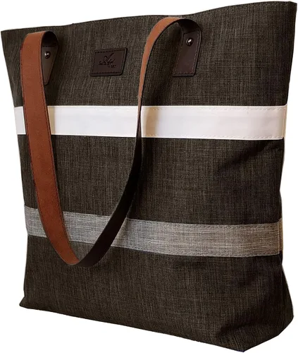 Miniatura 8 de Bolso de hombro con asa superior para mujer, para trabajo, universidad, viajes, negocios, compras, casual, mejorado