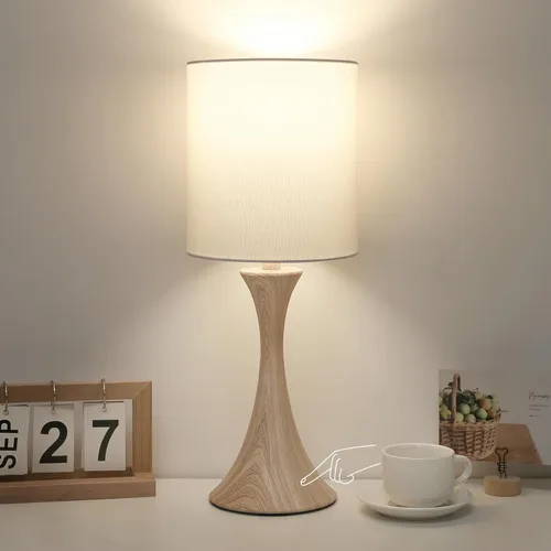 Miniatura 9 de Lámpara de mesa con control táctil, lámpara de cabecera regulable de 3 vías para sala de estar, lámpara de mesa de noche moderna para dormitorio