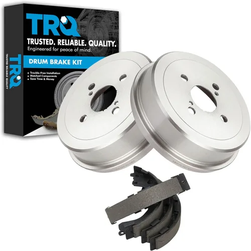 Miniatura 17 de Kit de tambor de freno y zapata ABS trasero TRQ Compatible con Subaru Forester Impreza