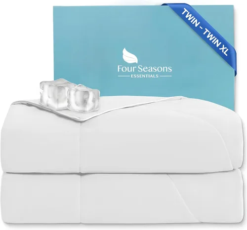 Miniatura 12 de Four Seasons Essentials Edredón refrescante - Tamaño King 106 x 90 pulgadas - Gris