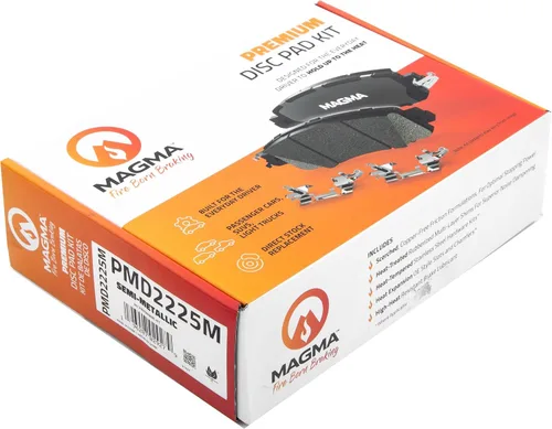 Miniatura 4 de MAGMA Premium PMD2225M Pastillas de freno semimetálicas, traseras