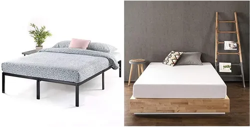 Miniatura 2 de Best Price Mattress - Base de cama metálica de 14 pulgadas, base de colchón con listones de acero de alta resistencia (no requiere somier) y colchón
